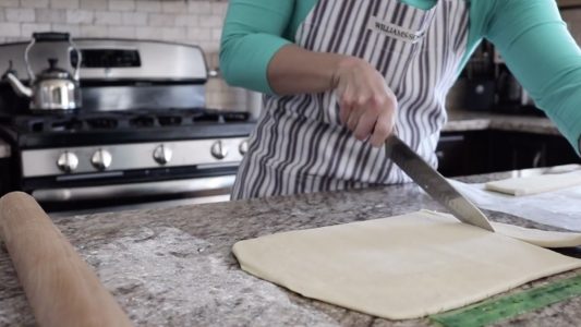 Baker Preparing Croissants