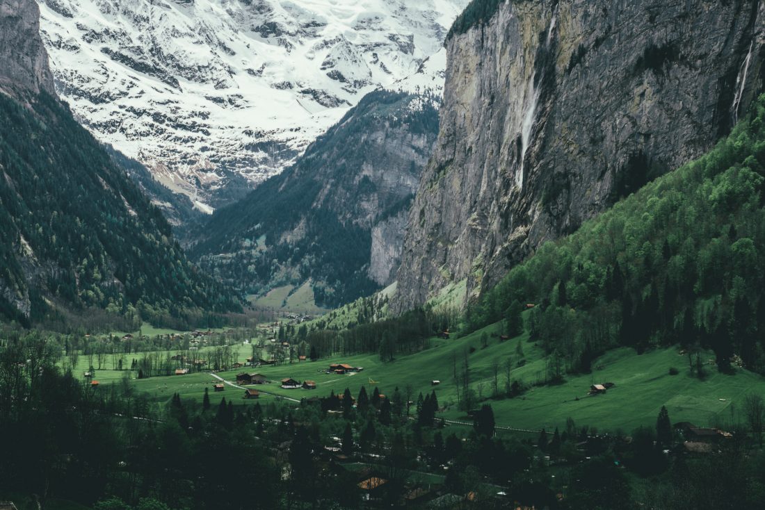 Free stock image of Swiss Mountain Valley