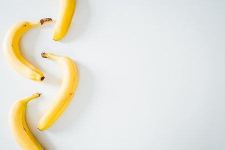 Banana Fruit on White Background