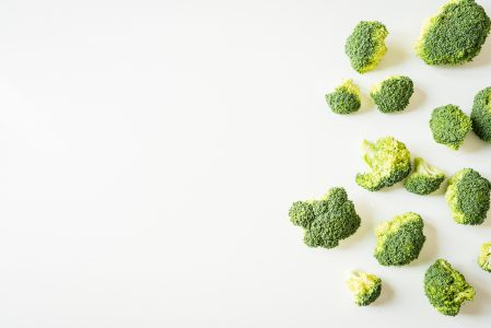 Broccoli on White Background