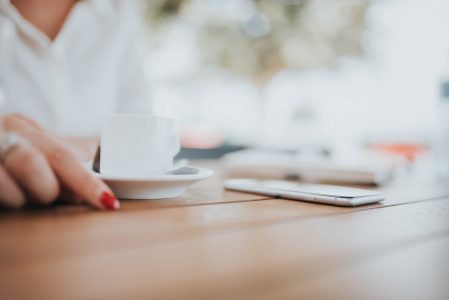 Woman Drinking Coffee