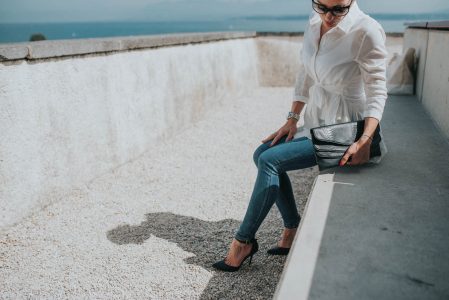 Fashion Woman on Wall