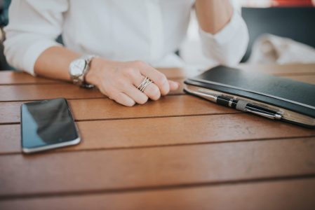 Woman Working at Desk