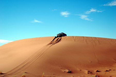 Truck in African Desert