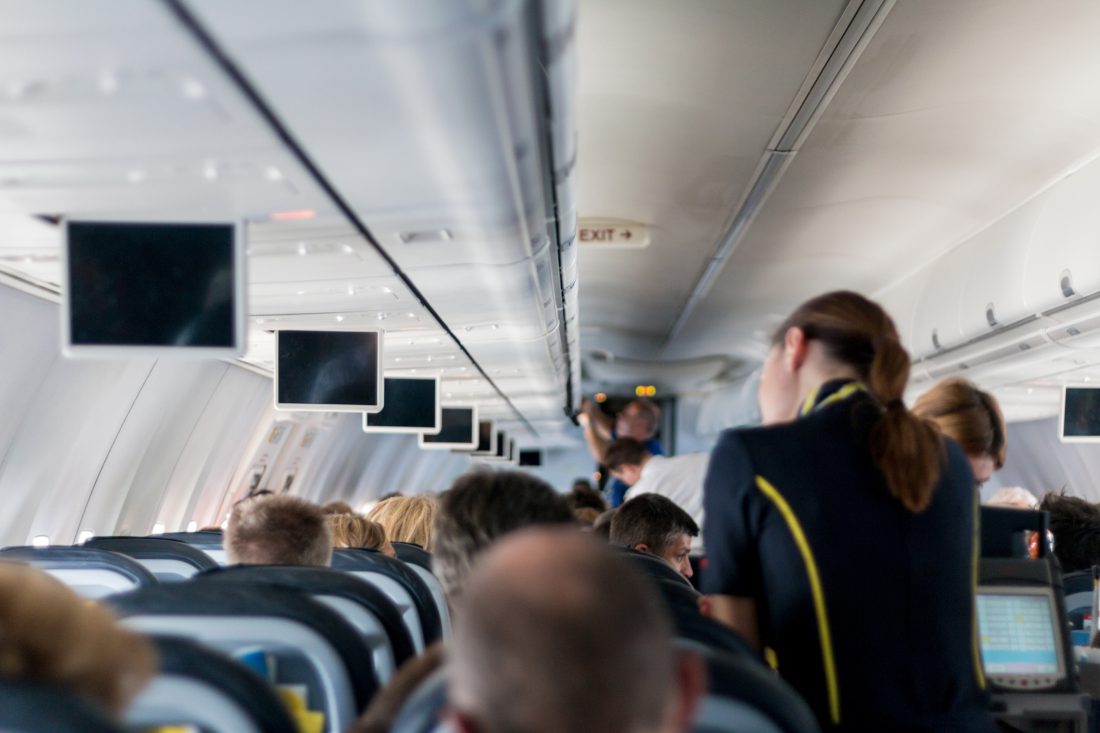 Free stock image of Airplane Stewardess