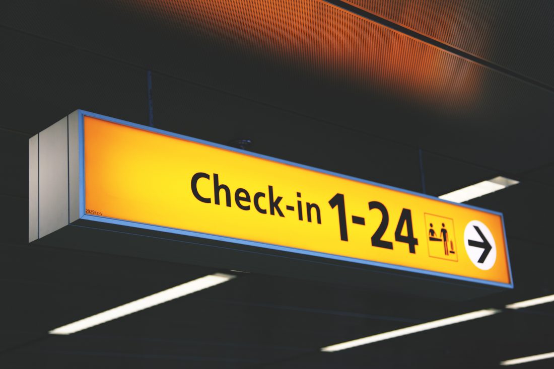 Free stock image of Airport Sign