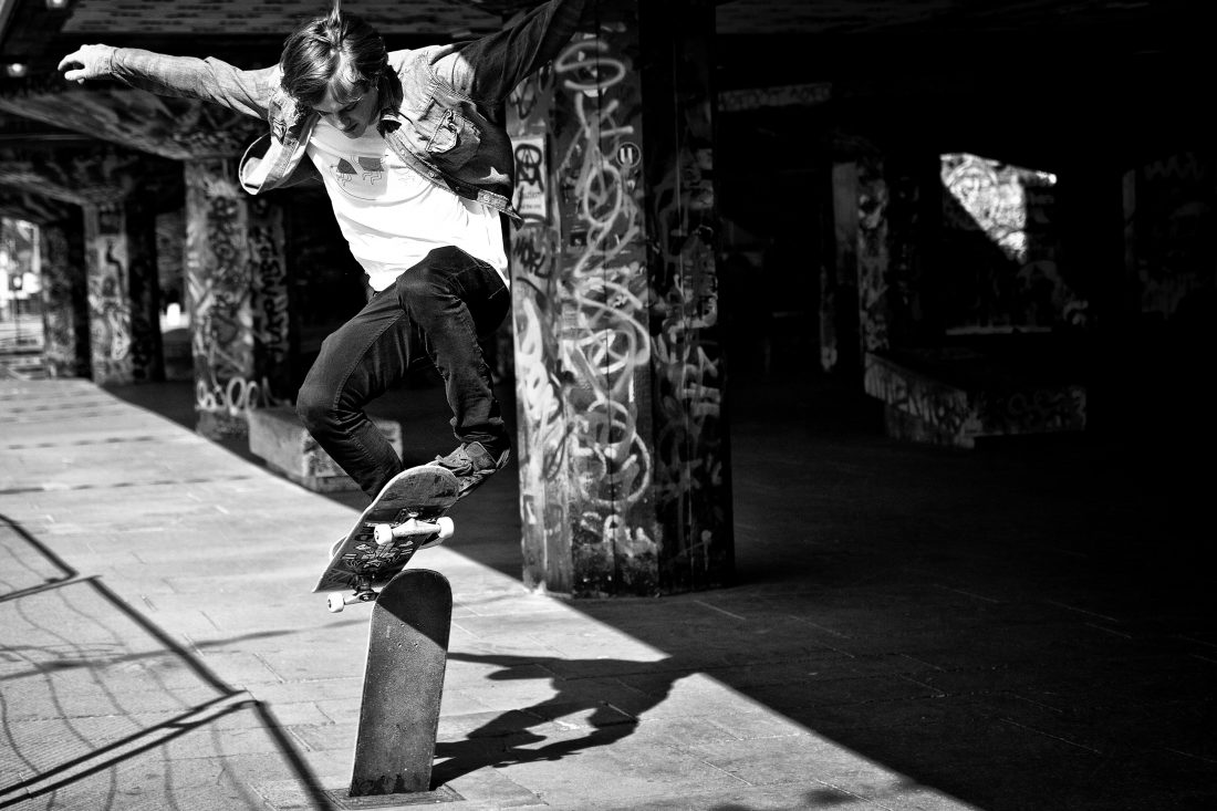 Free stock image of Skateboard Jump