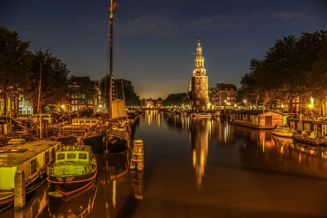 Free stock image of Canal in Amsterdam