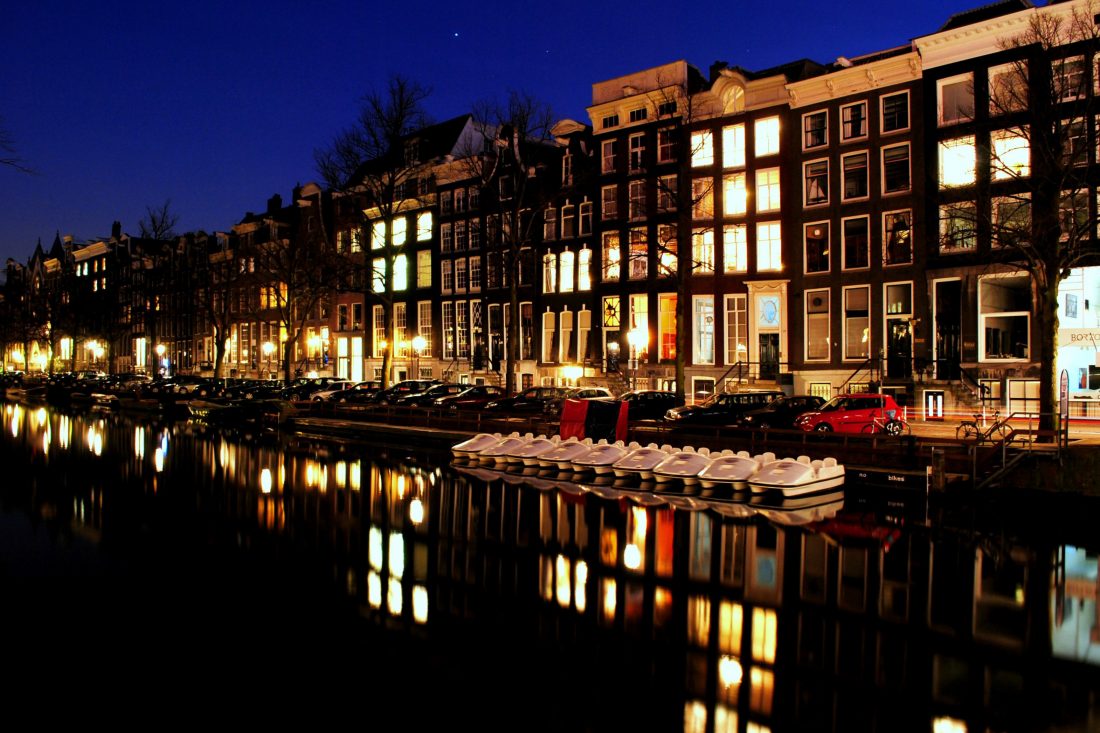 Free stock image of Evening in Amsterdam