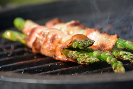 Asparagus on BBQ Grill