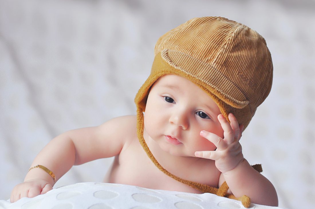 Free stock image of Baby in Hat