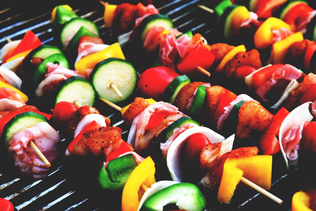 Free stock image of BBQ Kebabs