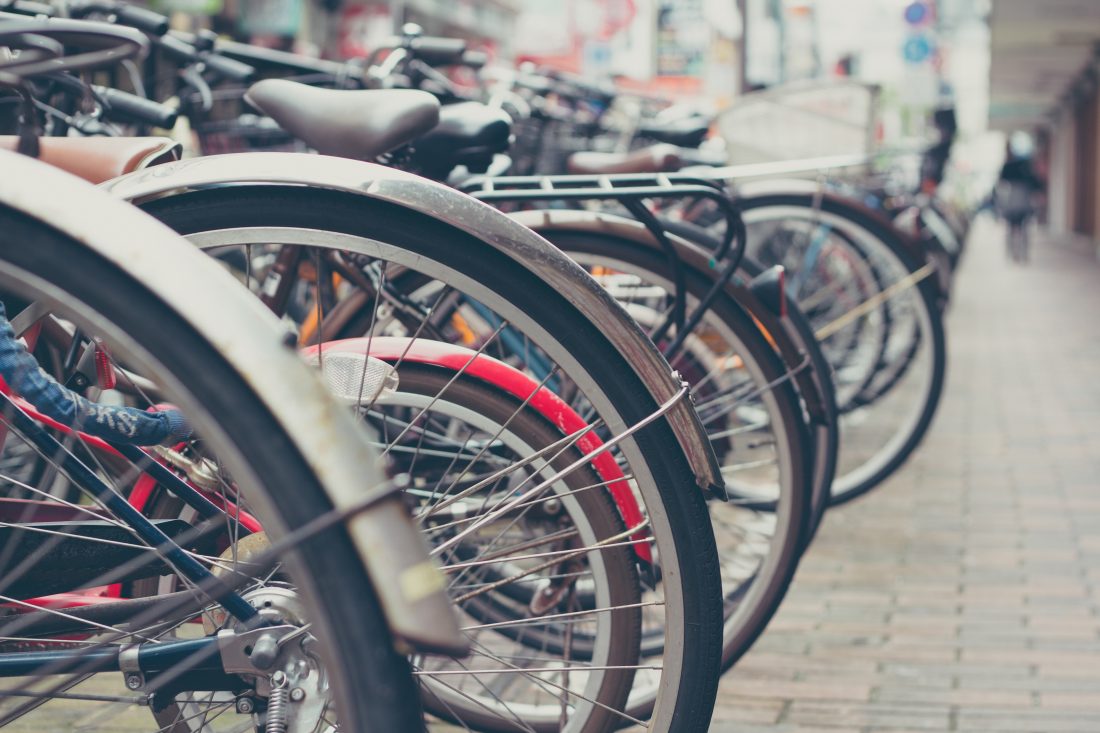 Free stock image of Bicycles in Japan