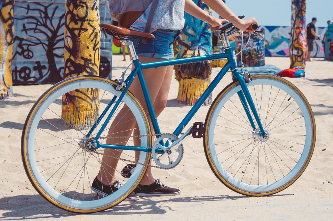 Free stock image of Modern Blue Bike