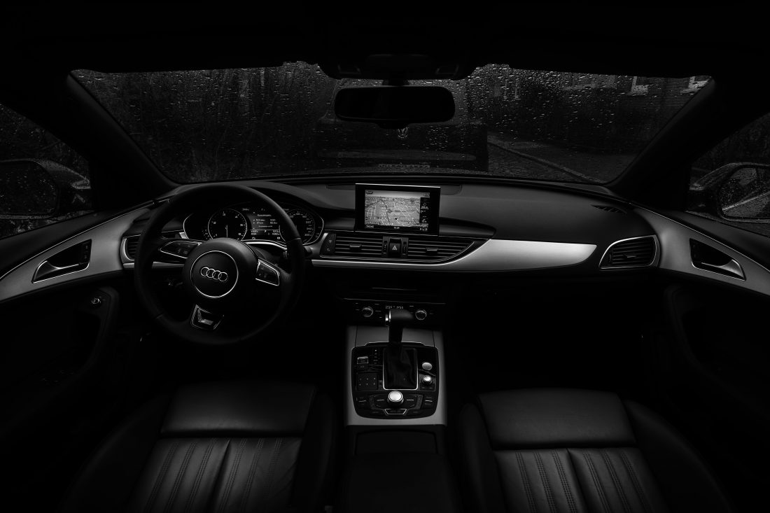Free stock image of Black Car Interior