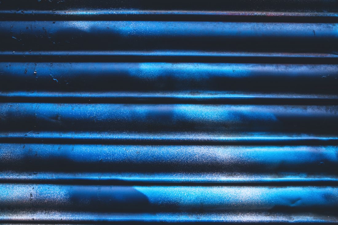 Free stock image of Blue Metal Texture
