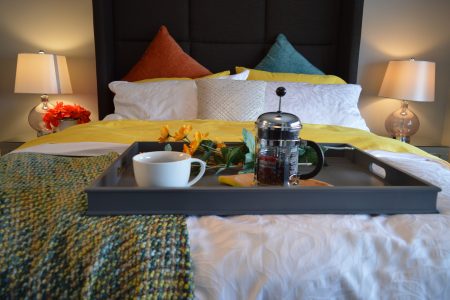 Breakfast in Bedroom Interior