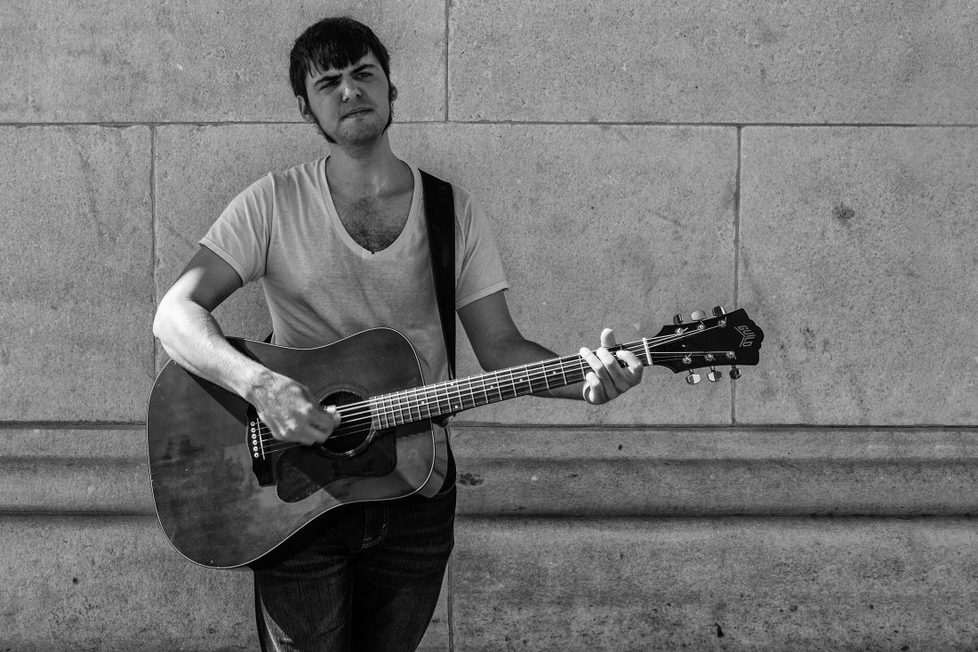 Free stock image of Busker, NYC