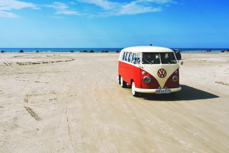 Camper Van on Beach