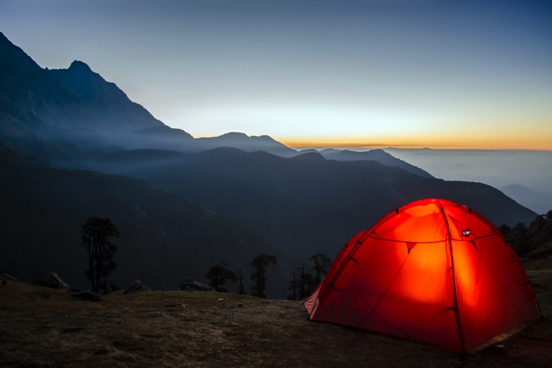 Free stock image of Mountain Camping