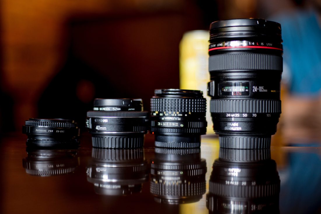 Free stock image of Canon Camera Lenses