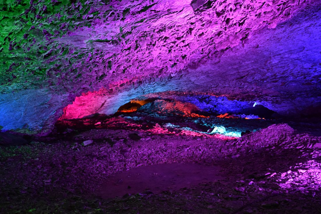 Free stock image of Colorful Cave