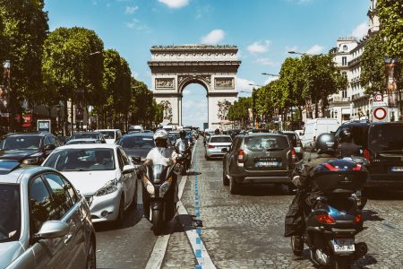 Champs Elysees Traffic