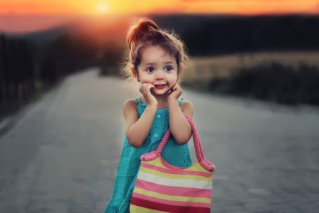 Child at Sunset