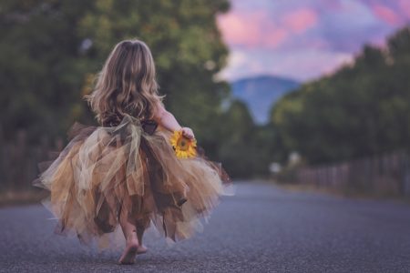 Girl Child in Dress