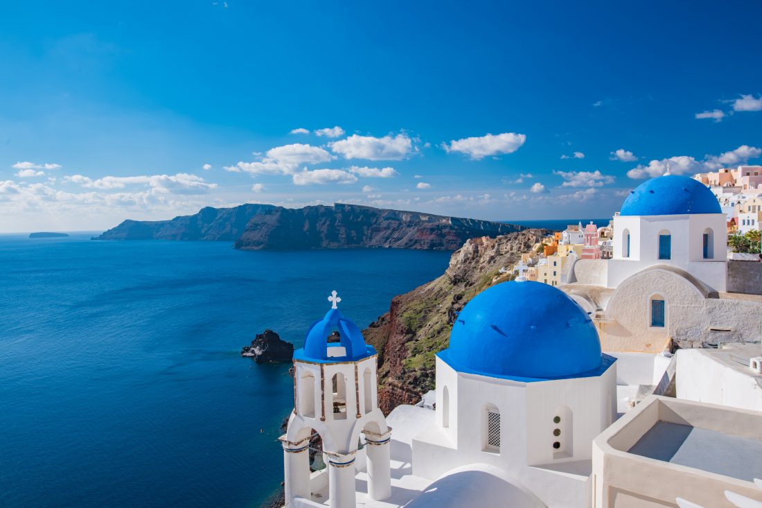 Free stock image of Santorini in Greece