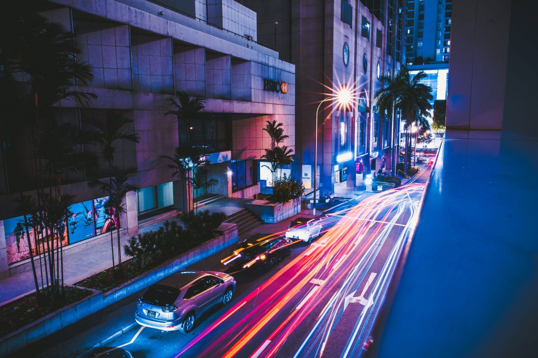 Free stock image of City Street Lights