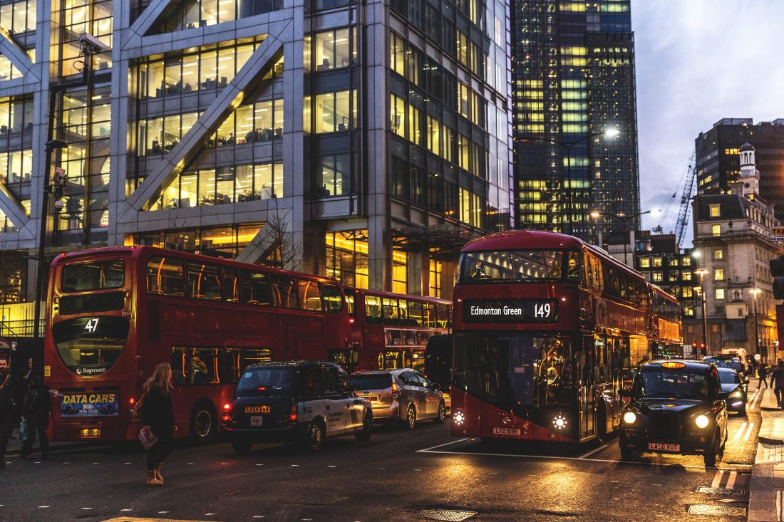 Free stock image of London City Traffic