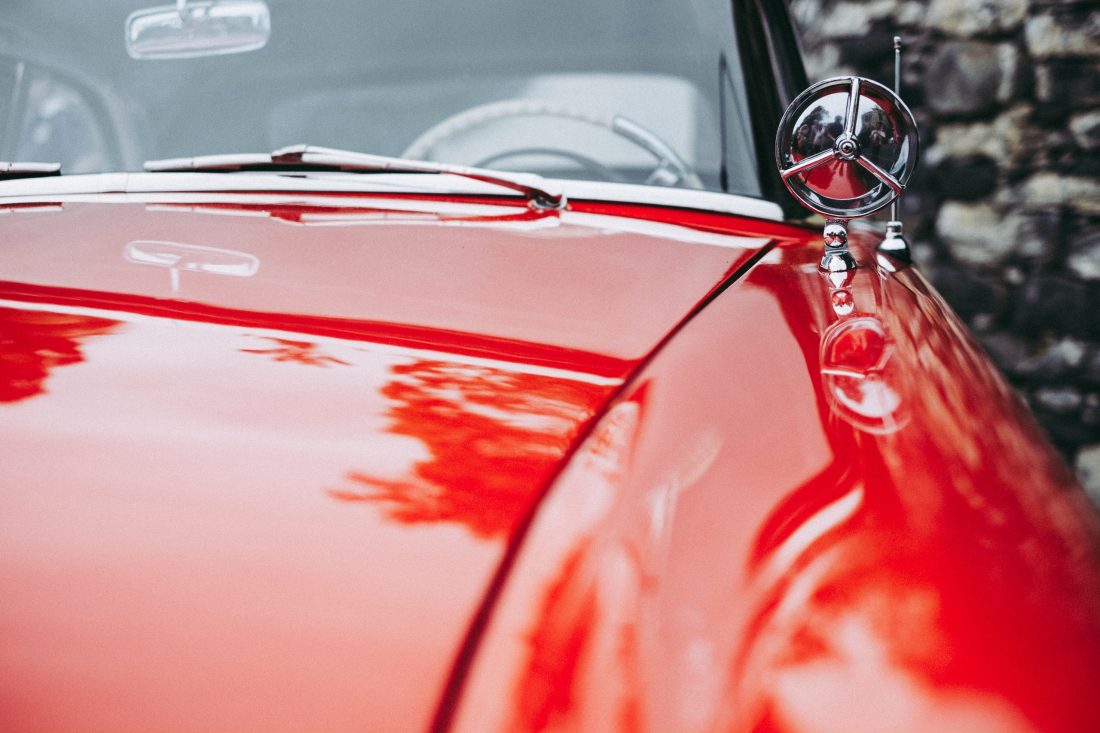 Free stock image of Classic Red Car