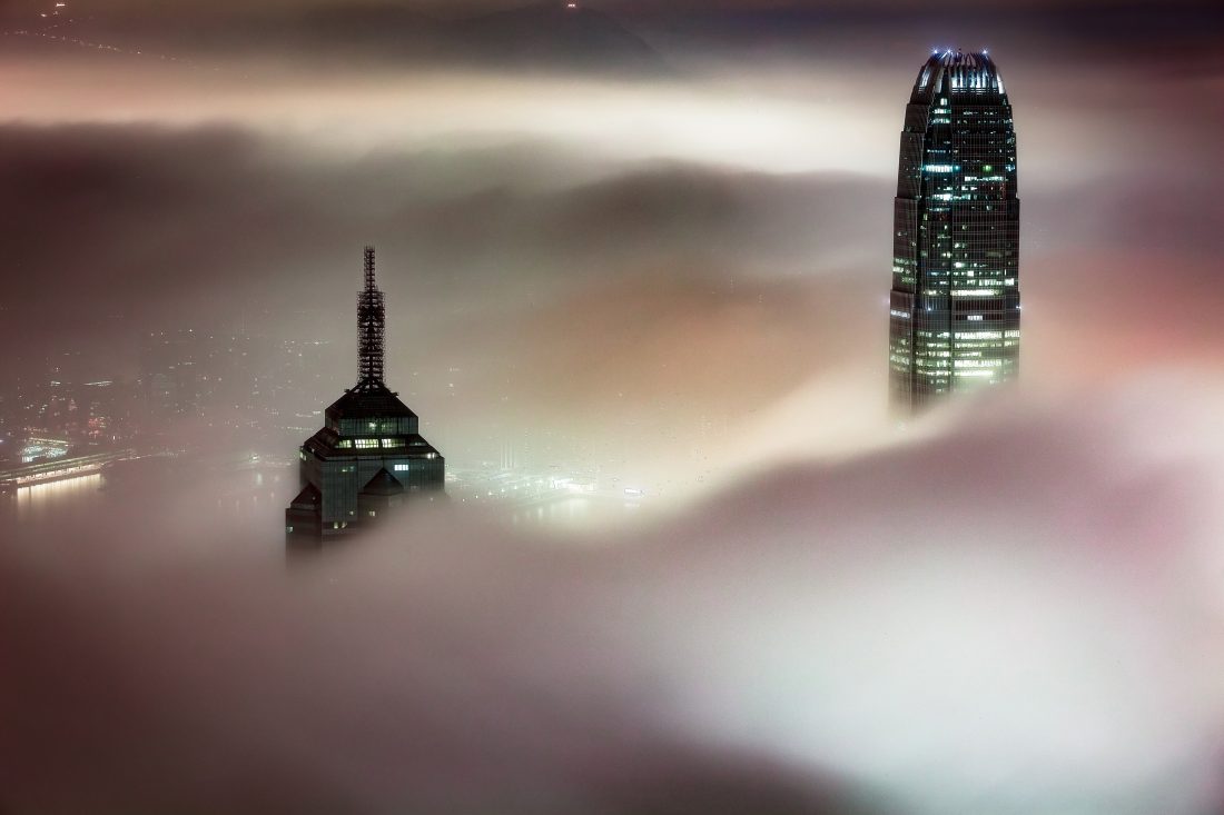Free stock image of Hong Kong City Clouds