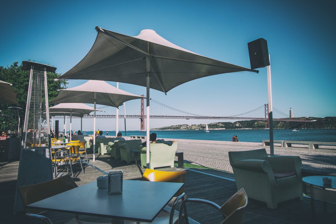 Free stock image of Coastal Dining, Lisbon