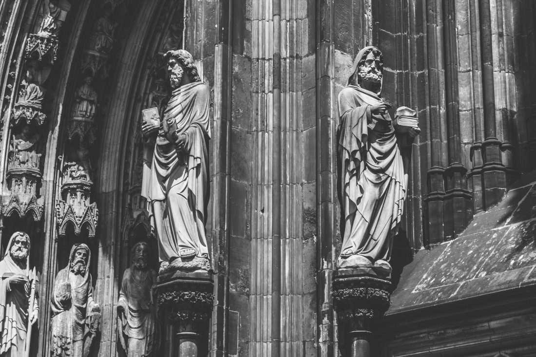 Free stock image of Statues at Church