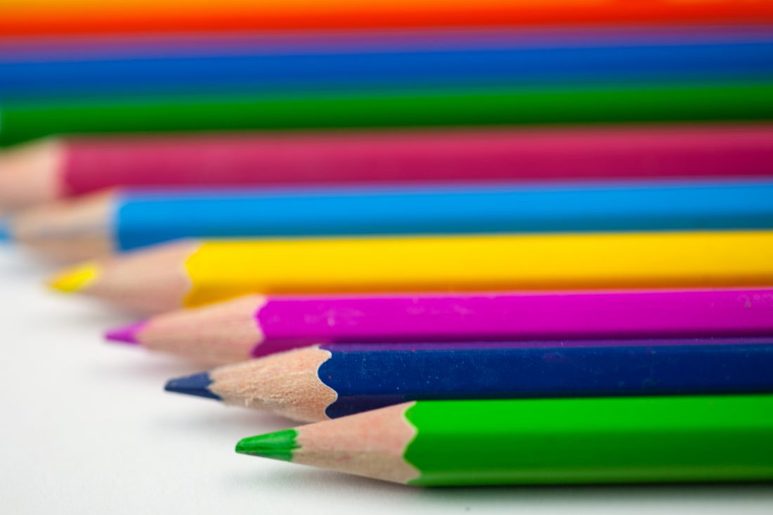 Free stock image of Coloured Pencils