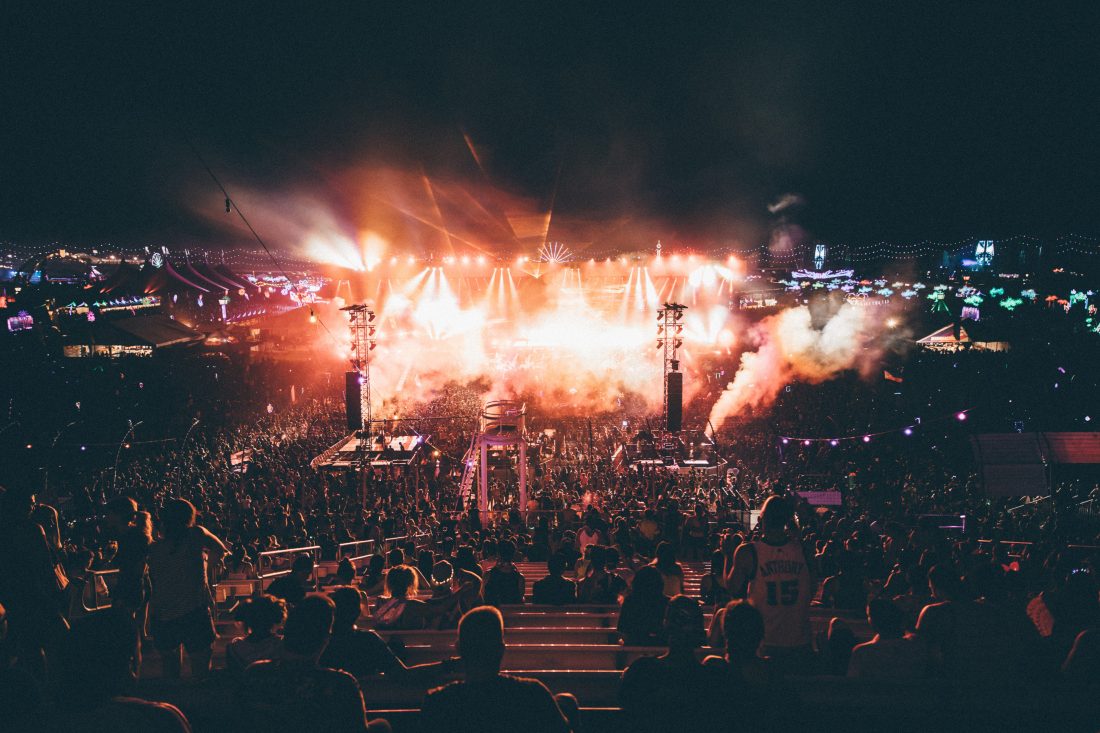 Free stock image of Crowd at Concert Festival