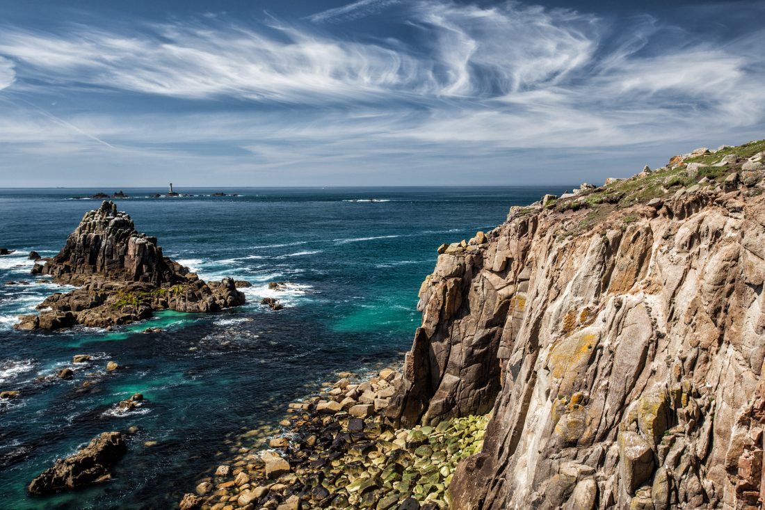 Free stock image of Cornish Rocks, England