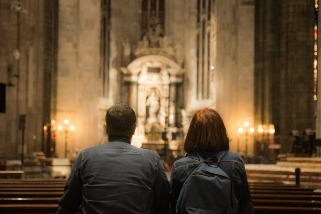Free stock image of Couple in Church