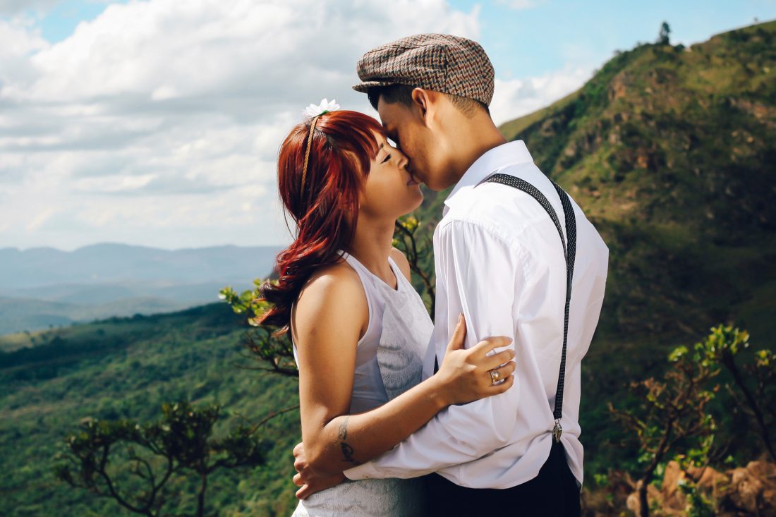 Free stock image of Couple Kissing