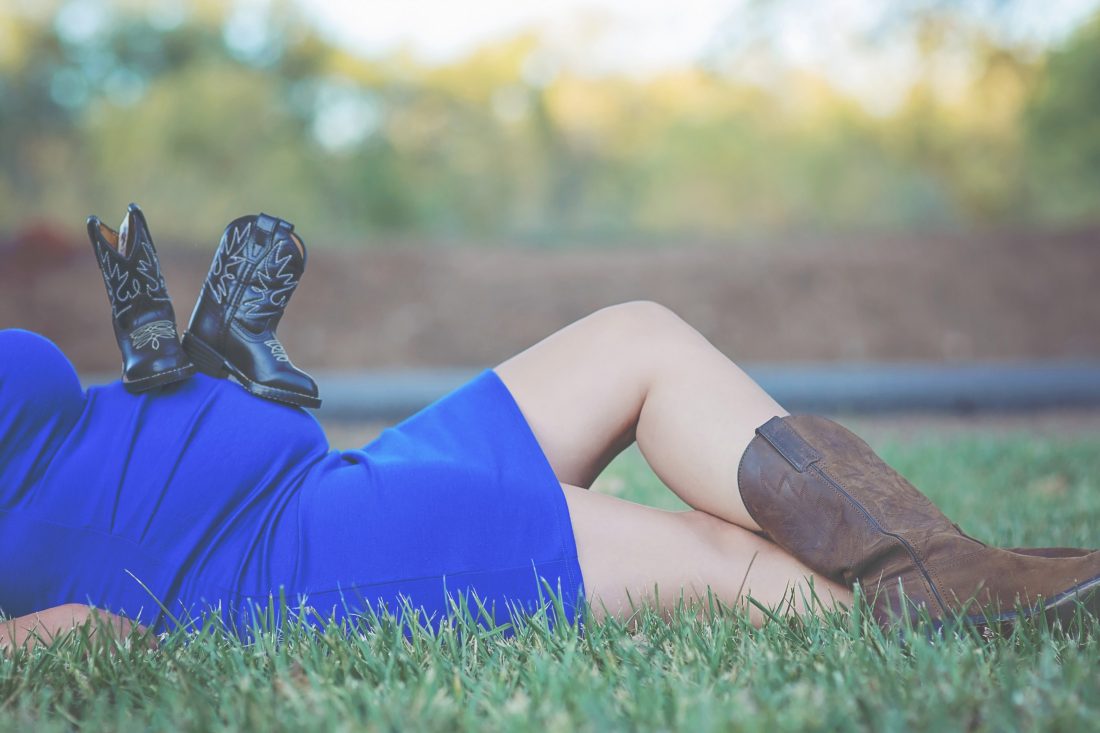 Free stock image of Woman in Cowboy Boots