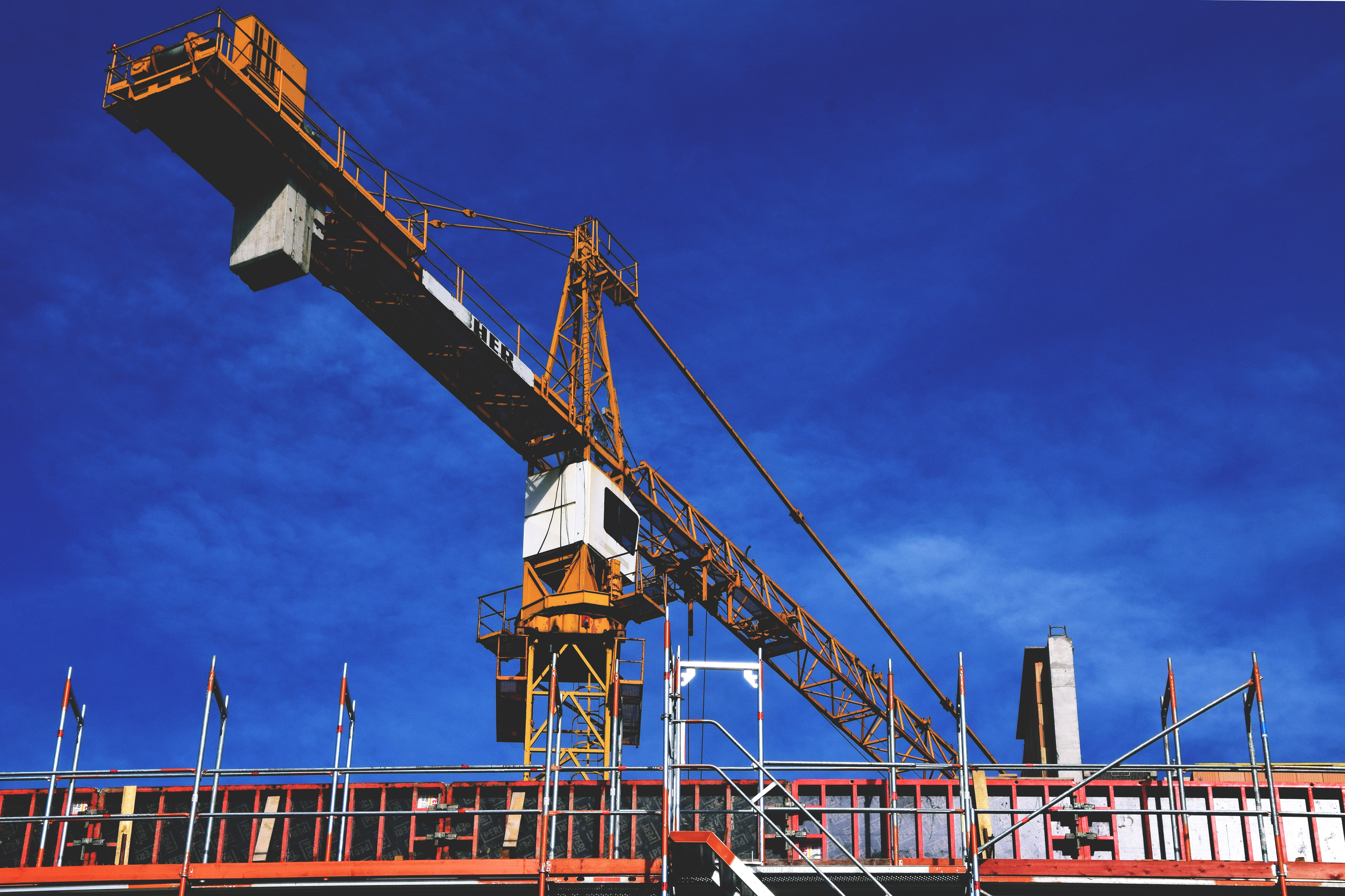 Construction Site Crane Royalty-Free Stock Photo