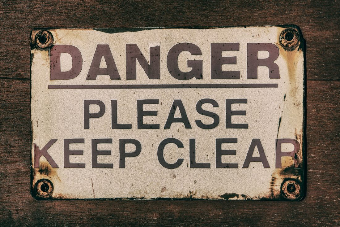 Free stock image of Danger Sign