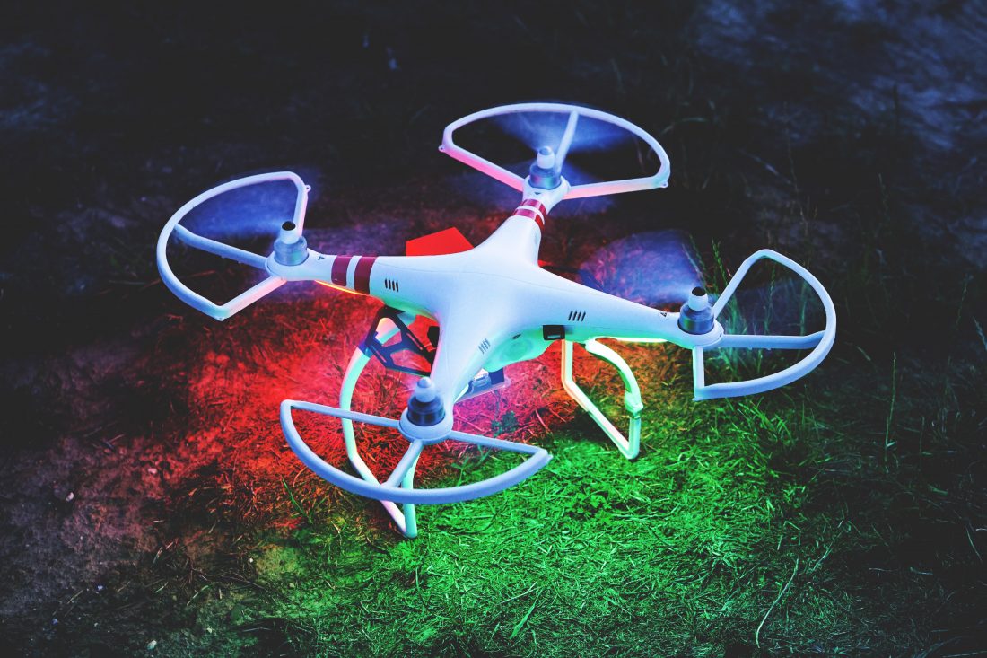 Free stock image of Night Drone