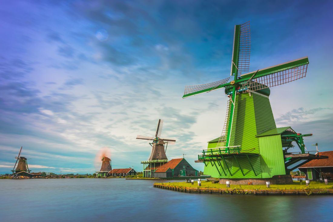 Free stock image of Dutch Windmills