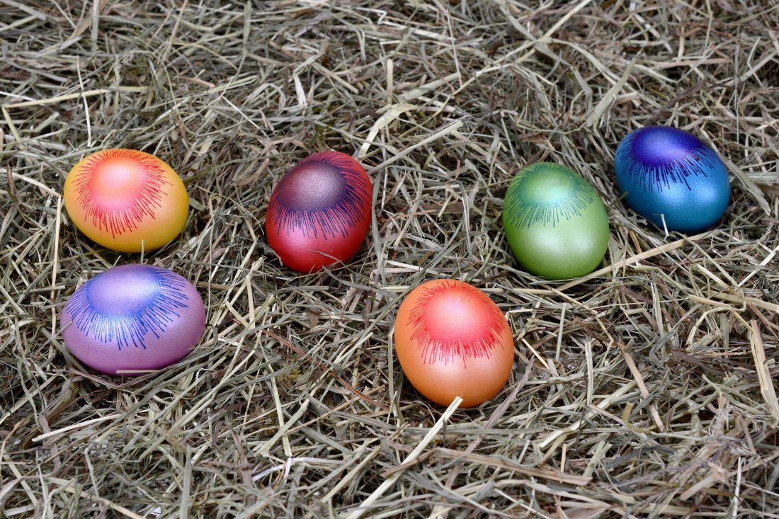 Free stock image of Colorful Easter Eggs