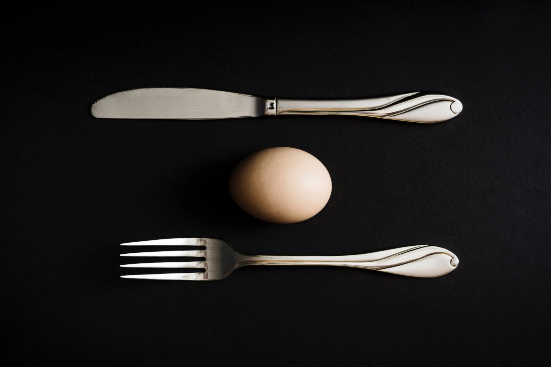 Free stock image of Egg & Cutlery