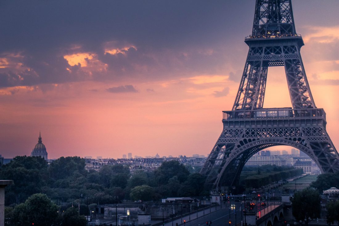 Free stock image of Sunset in Paris, France