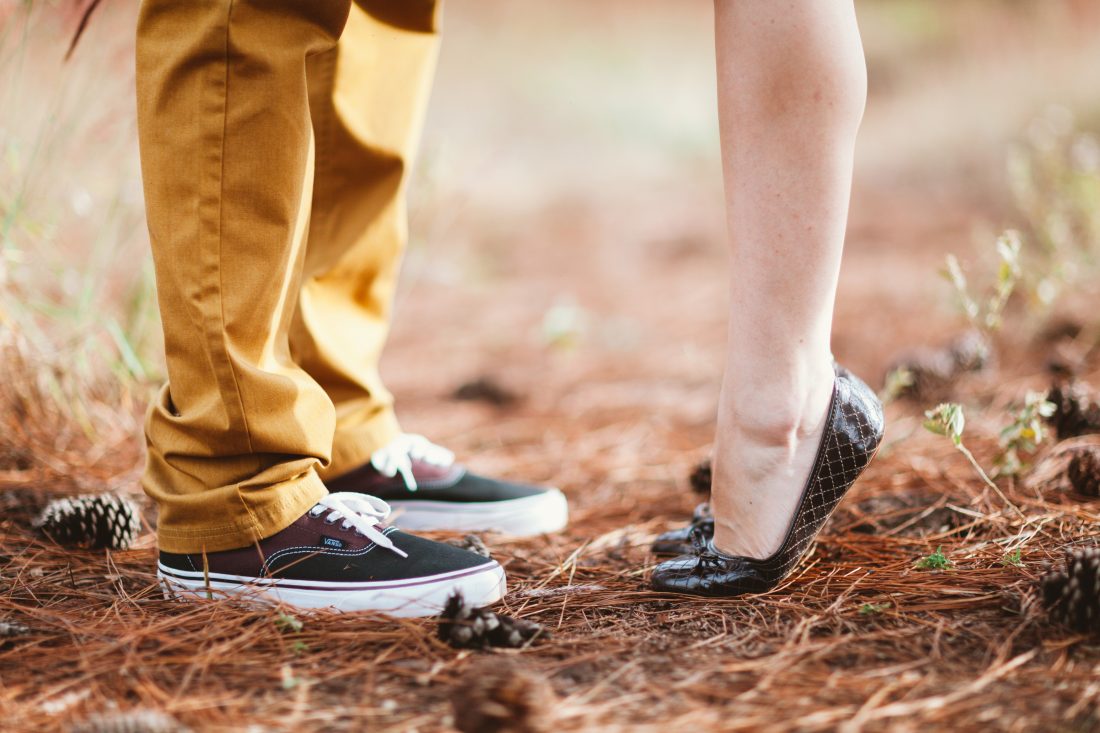Free stock image of Feet of Couple